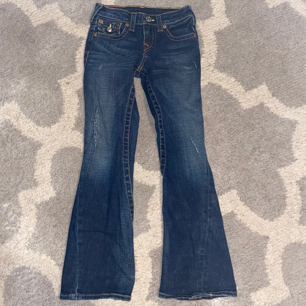 Girls 8 distressed true religion jeans